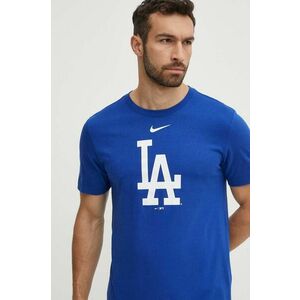 Nike tricou din bumbac Los Angeles Dodgers barbati, cu imprimeu imagine