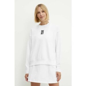 Dkny bluza femei, culoarea alb, cu imprimeu, DP4T9698 imagine