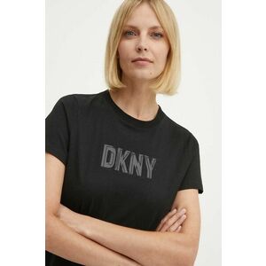 Dkny tricou din bumbac femei, culoarea negru, DP4T9672 imagine