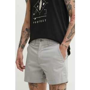 Abercrombie & Fitch pantaloni scurti barbati, culoarea gri, KI128-4008-110 imagine