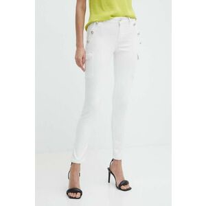 Morgan jeansi PEMA3 femei, culoarea alb, PEMA3 imagine