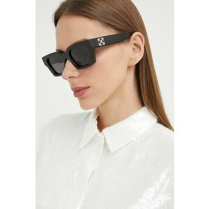 Off-White ochelari de soare femei, culoarea negru, OERI126_501007 imagine