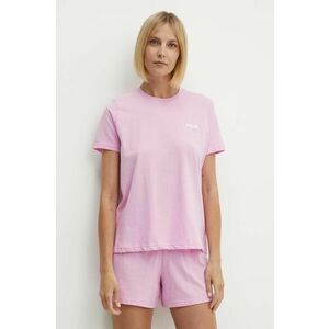 Fila pijamale de bumbac culoarea roz, bumbac, FPS4176 imagine