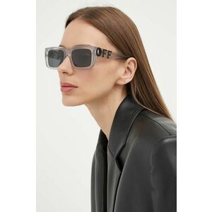 Off-White ochelari de soare femei, culoarea gri, OERI125_540907 imagine