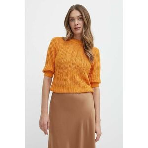 Morgan pulover femei, culoarea portocaliu, light imagine
