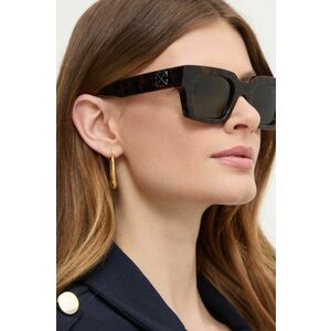 Off-White ochelari de soare femei, culoarea maro, OERI126_506055 imagine