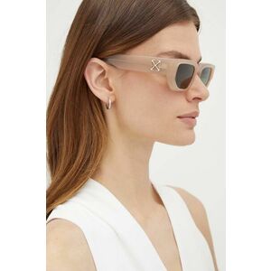 Off-White ochelari de soare femei, culoarea maro, OERI115_541755 imagine