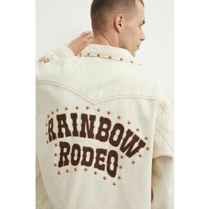 Levi's jacheta de bumbac Pride culoarea bej, de tranzitie, oversize imagine