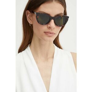 Off-White ochelari de soare femei, culoarea maro, OERI112_506055 imagine