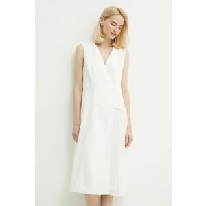 Dkny rochie culoarea alb, mini, drept, DD4A1519 imagine