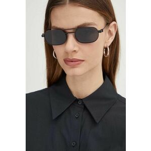 Off-White ochelari de soare femei, culoarea negru, OERI123_551007 imagine