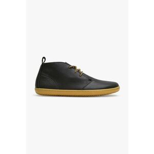 Vivobarefoot pantofi de piele GOBI III barbati, culoarea negru, 303071 imagine
