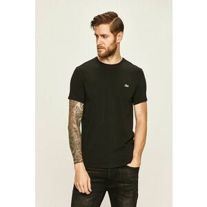 Lacoste tricou din bumbac culoarea negru, uni TH2038-166 imagine