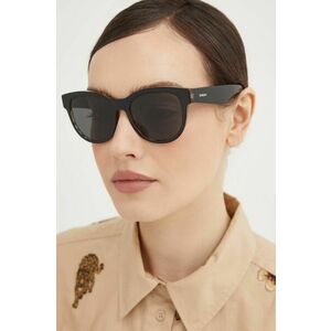 Burberry ochelari de soare femei, culoarea negru, 0BE4432U imagine