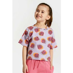 Coccodrillo tricou culoarea violet imagine