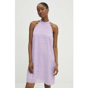 Answear Lab rochie culoarea violet, mini, drept imagine