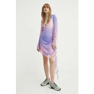 Résumé rochie AdalaineRS Dress culoarea violet, mini, drept, 20741129 imagine