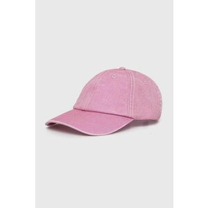 Samsoe Samsoe șapcă de baseball din bumbac SAMSOE culoarea roz, neted, U24100012 imagine