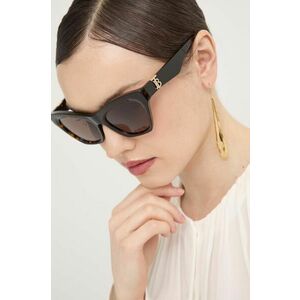 Burberry ochelari de soare femei, culoarea maro, 0BE4420U imagine