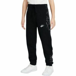 Nike NSW PANT CLUB AOP B Pantaloni de trening pentru băieți, negru, mărime imagine