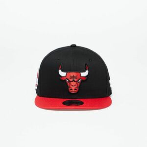 New Era Chicago Bulls Team Side Patch 9Fifty Snapback Cap Black/ Front Door Red imagine