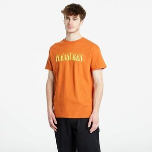 PLEASURES Crumble T-Shirt Texas Orange imagine