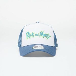 New Era x Rick And Morty 9Forty Trucker Snapback Faded Blue/ White imagine