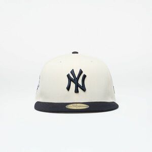 New Era New York Yankees 59Fifty Fitted Cap Light Cream/ Navy imagine