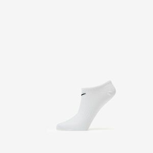 Nike Everyday Cotton Lightweight No Show Socks 3-Pack White imagine