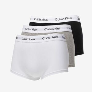 Calvin Klein Low Rise Trunks 3 Pack Black/ White/ Grey imagine