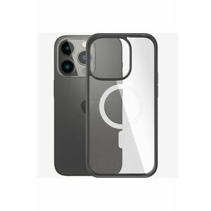 Husa de protectie MagSafe pentru Apple iPhone 14 Pro - Transparenta/rama Neagra imagine