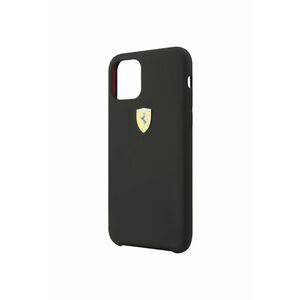 Husa de protectie SF Silicone pentru iPhone 11 Pro Max - Black imagine