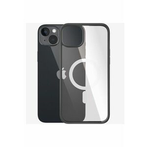 Husa de protectie MagSafe pentru Apple iPhone 14 Plus - Transparenta/rama Neagra imagine
