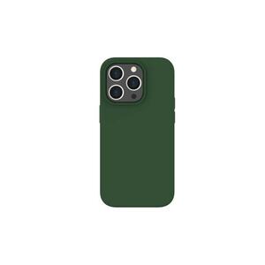 Husa de protectie Liquid Silicon MagCharge pentru iPhone 14 Pro Max - Verde imagine