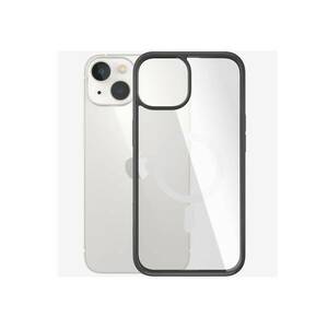 Husa de protectie MagSafe pentru Apple iPhone 14/13 - Transparenta/rama Neagra imagine