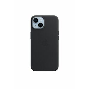 Husa de protectie Leather Case with MagSafe pentru iPhone 14 - Midnight imagine