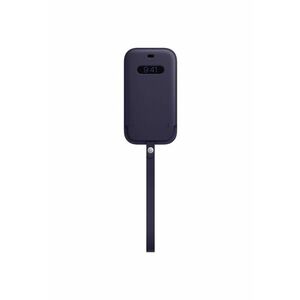 Husa de protectie Leather Sleeve MagSafe pentru IPhone 12/12 Pro - Deep Violet imagine