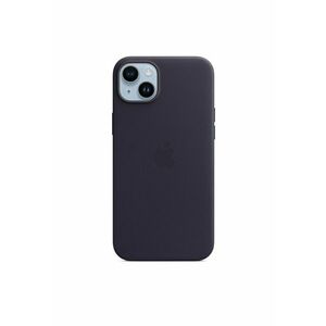Husa de protectie Leather Case with MagSafe pentru iPhone 14 Plus - Ink imagine