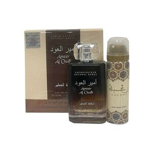 Set Ameer al Oud - Unisex: Apa de Parfum - 100 ml + Deodorant Spray - 50 ml imagine