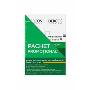 Pachet promotional: 2 x Sampon Dercos 200 ml imagine
