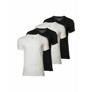 Set de tricouri de bumbac cu decolteu in V - 4 piese imagine