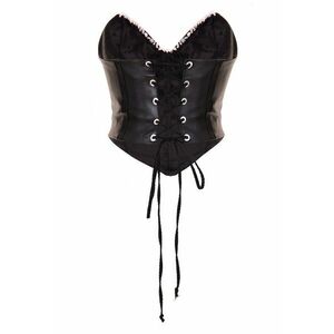Top-corset din piele imagine