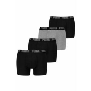 Set de boxeri din amestec de bumbac cu banda logo in talie Everyday 29751 - 4 perechi imagine