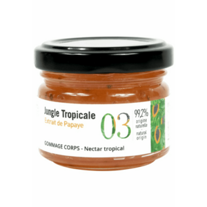 Exfoliant pentru corp - cu enzime si particule de samburi de papaya - Spa Destination Jungle Tropical 60 ml imagine