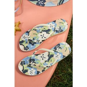Papuci flip-flop cu talpa cu imprimeu Portofino imagine