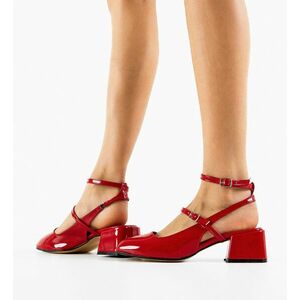 Pantofi dama Fauda Rosii imagine
