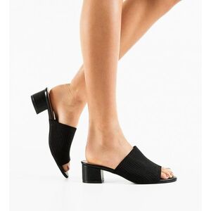 Sandale negre dama imagine