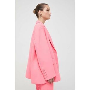 MAX&Co. sacou x Anna Dello Russo culoarea roz, oversize, neted imagine