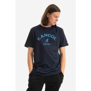 Kangol tricou din bumbac culoarea bleumarin, cu imprimeu KLHB002-OFFWHITE imagine