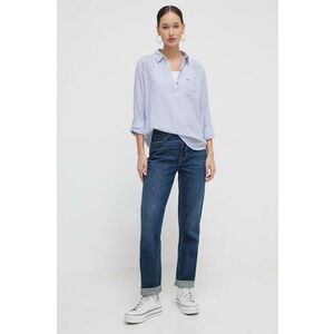 Hollister Co. jeansi 90s femei high waist imagine